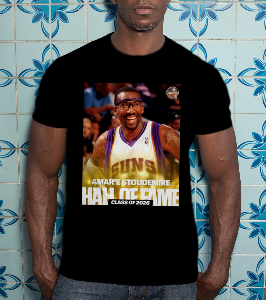 Amar'e Stoudemire Basketball Hall Of Fame Class Of 2026 Suns T-Shirt