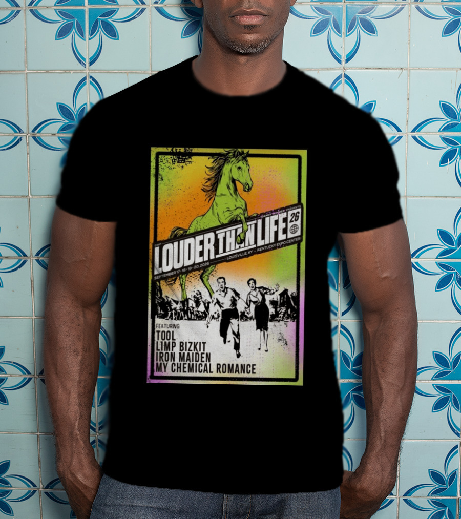 Louder Than Life 2026 Louisville KY Featuring Tool Limp Bizkit Iron Maiden My Chemical Romance T-Shirt