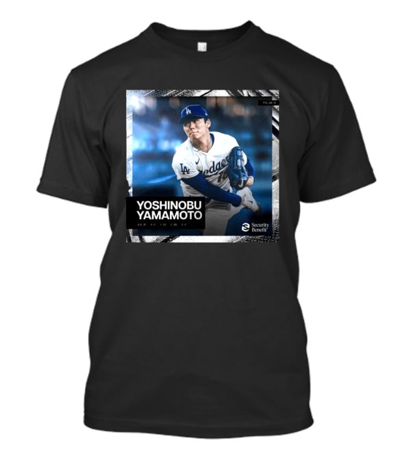 Yoshinobu Yamamoto Los Angeles Dodgers Security Benefit 2026 T-Shirt