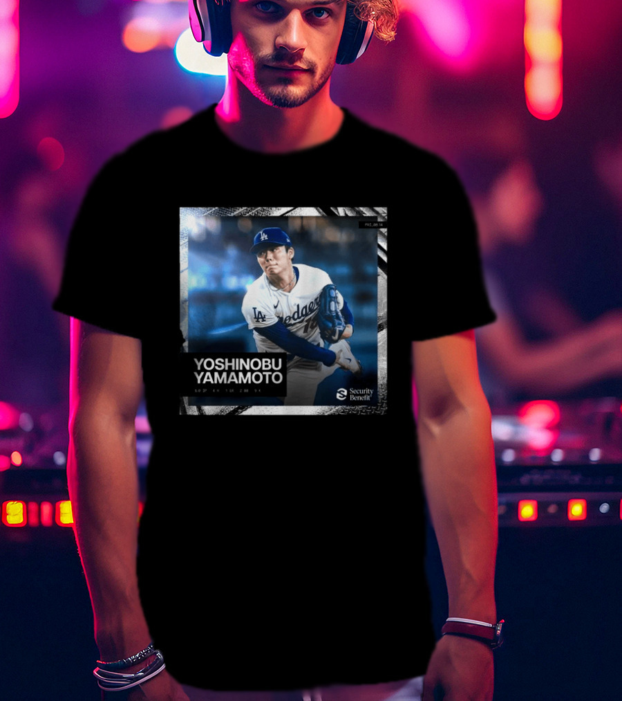 Yoshinobu Yamamoto Los Angeles Dodgers Security Benefit 2026 T-Shirt