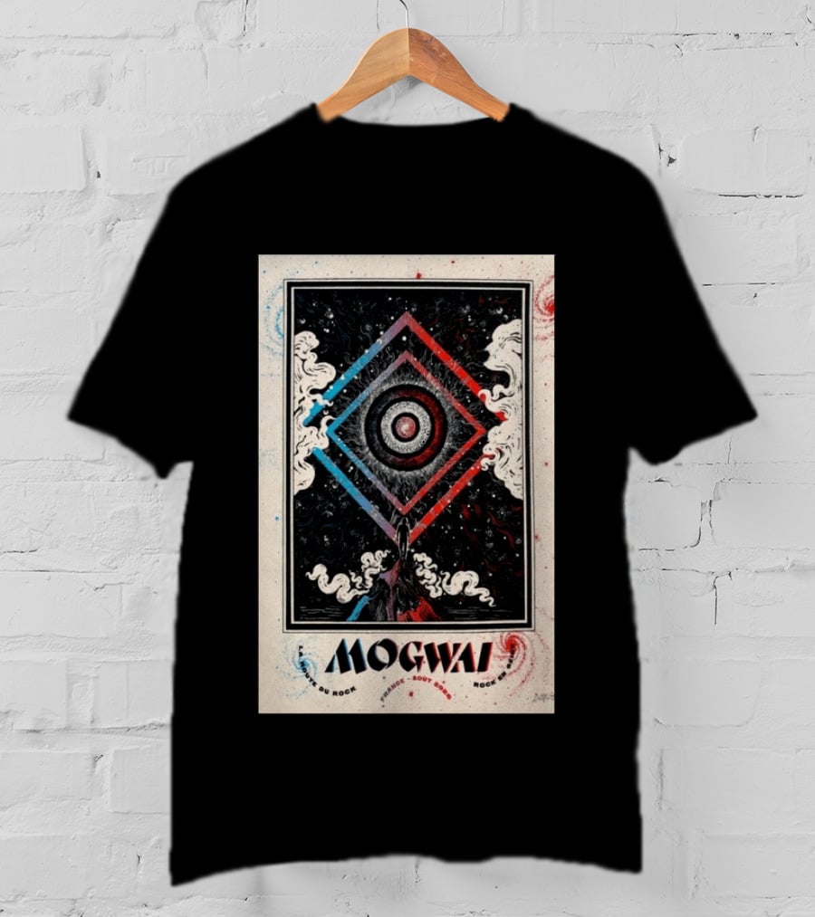 Mogwai 2026 France Rock Festival Exclusive Voyage Du Rock T-Shirt