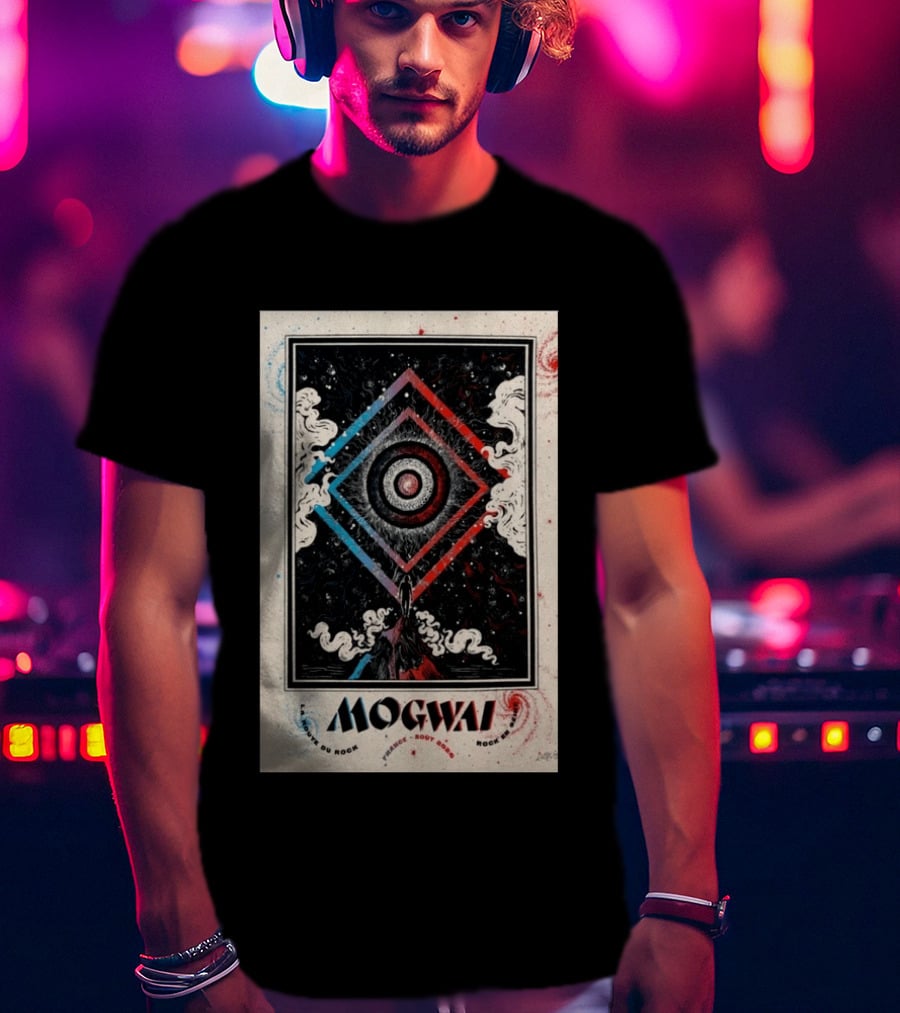 Mogwai 2026 France Rock Festival Exclusive Voyage Du Rock T-Shirt
