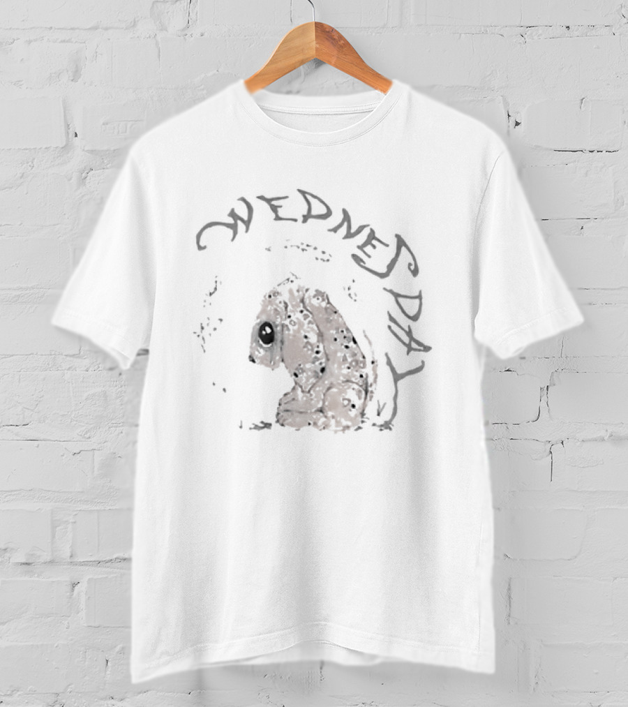 Wednesday Sad Puppy Gothic Creepy T-Shirt
