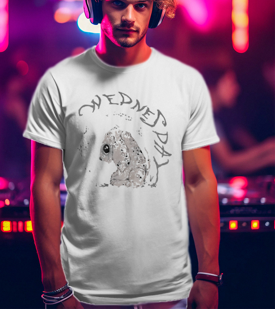Wednesday Sad Puppy Gothic Creepy T-Shirt