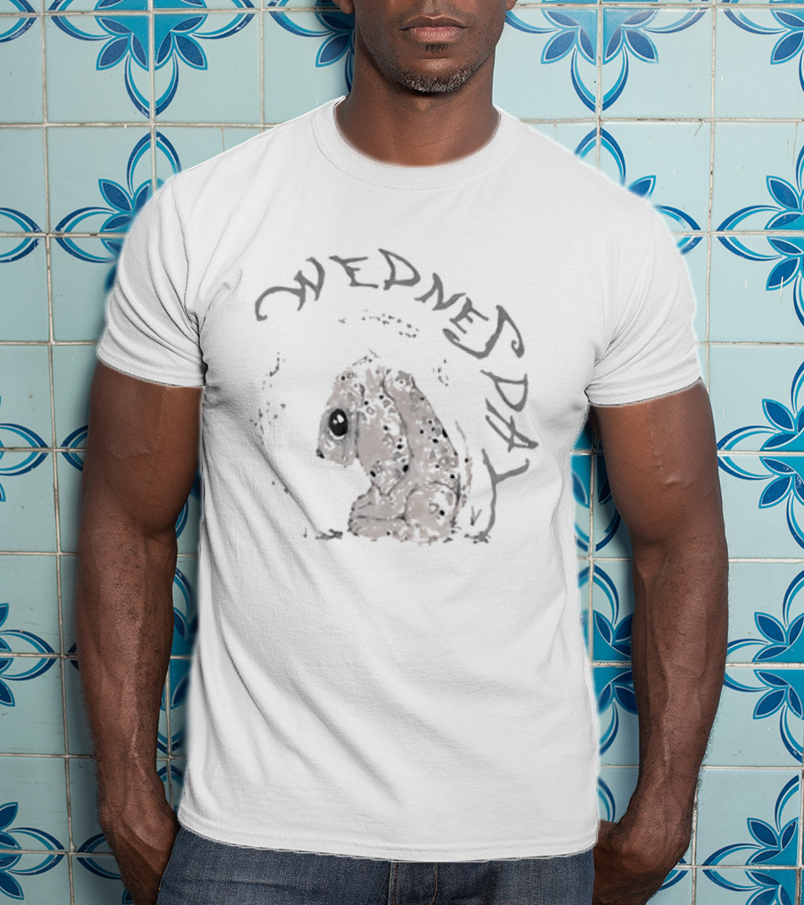 Wednesday Sad Puppy Gothic Creepy T-Shirt