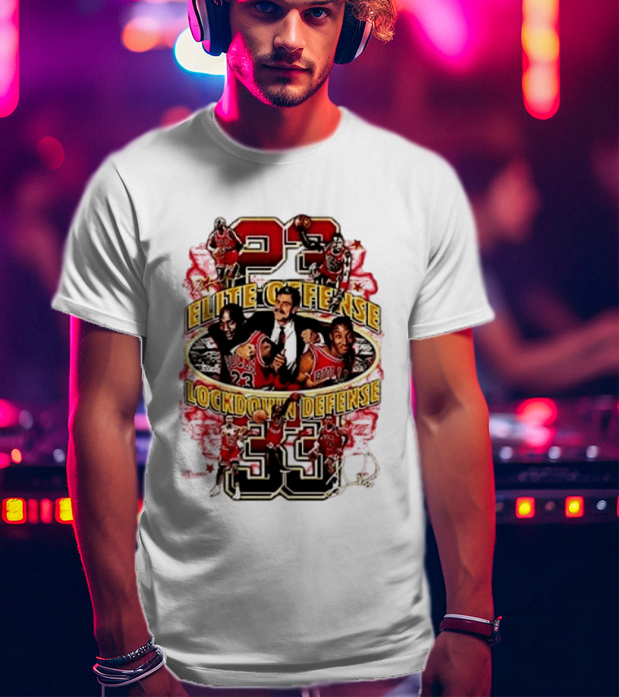 Chicago Bull Machael Jordan X Scotie Pippen Build For Greatness T-Shirt