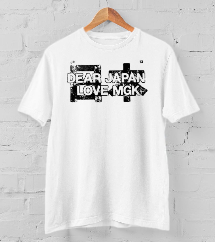 Dear Japan Love MGK Machine Gun Kelly Summer Sonic T-Shirt