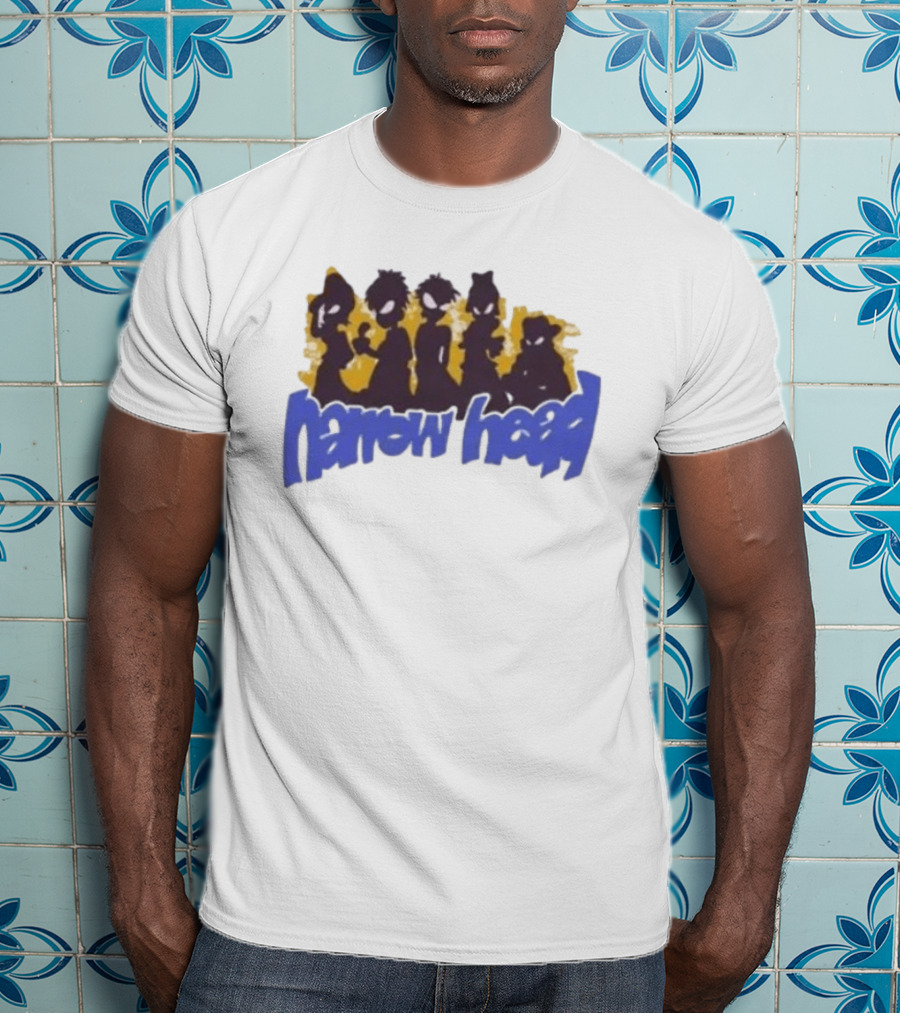 Narrow Head Silhouette Alien Characters T-Shirt