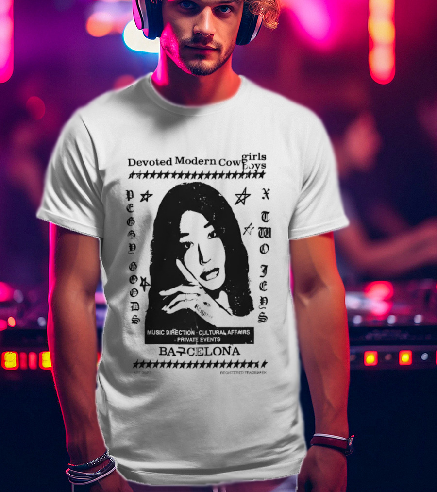 Devoted Modern Cowboys Two Jebs Peggy Goods Music Direction Barcelona T-Shirt