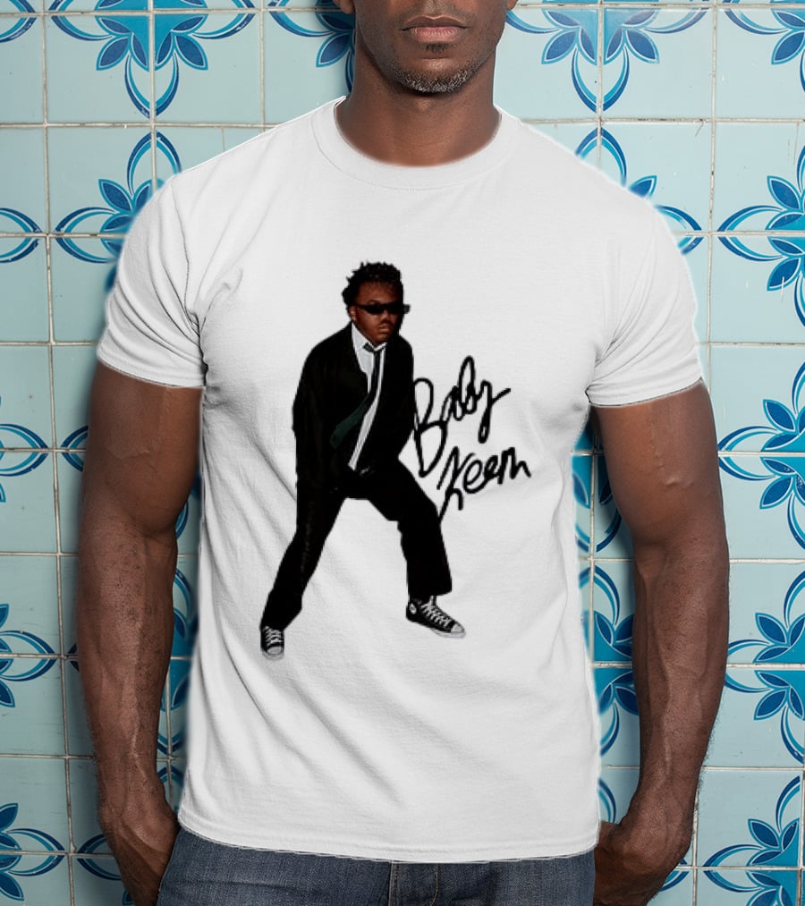 PgLang Baby Keem Cool Pose Sunglasses Suit Sneakers T-Shirt
