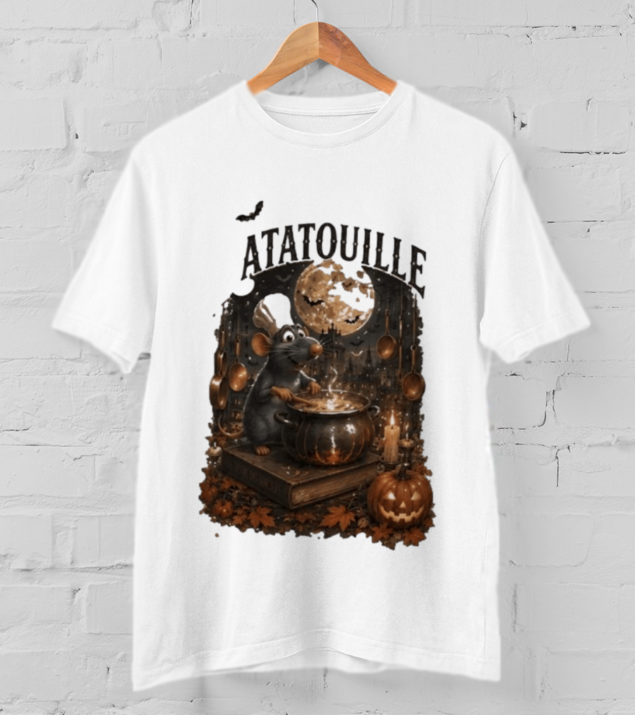 Ratatouille Halloween Cooking Adventure With Pumpkin And Chef Mouse T-Shirt