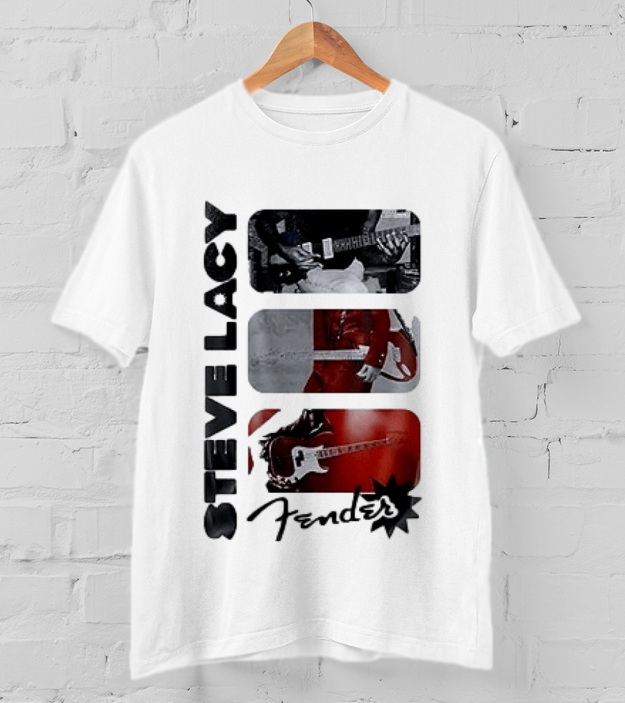 Steve Lacy Fender Oh Yeah Tour Guitar T-Shirt