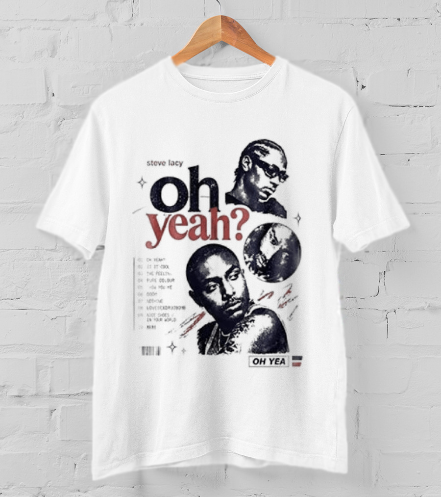 Steve Lacy Oh Yeah Tour 2022 Skeletons Tracklist 90879 T-Shirt