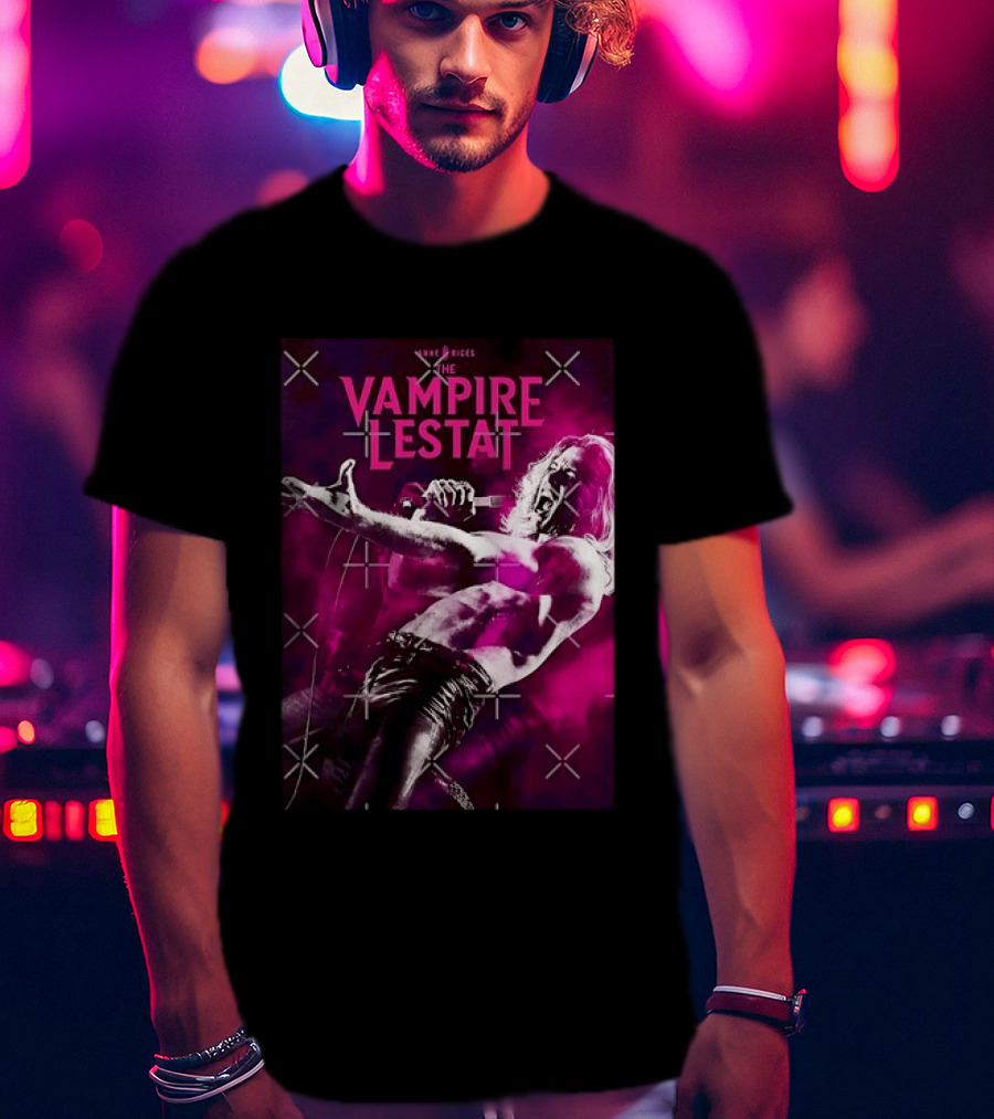 Anne Rice's The Vampire Lestat Gothic Horror Rock Star Aesthetic T-Shirt