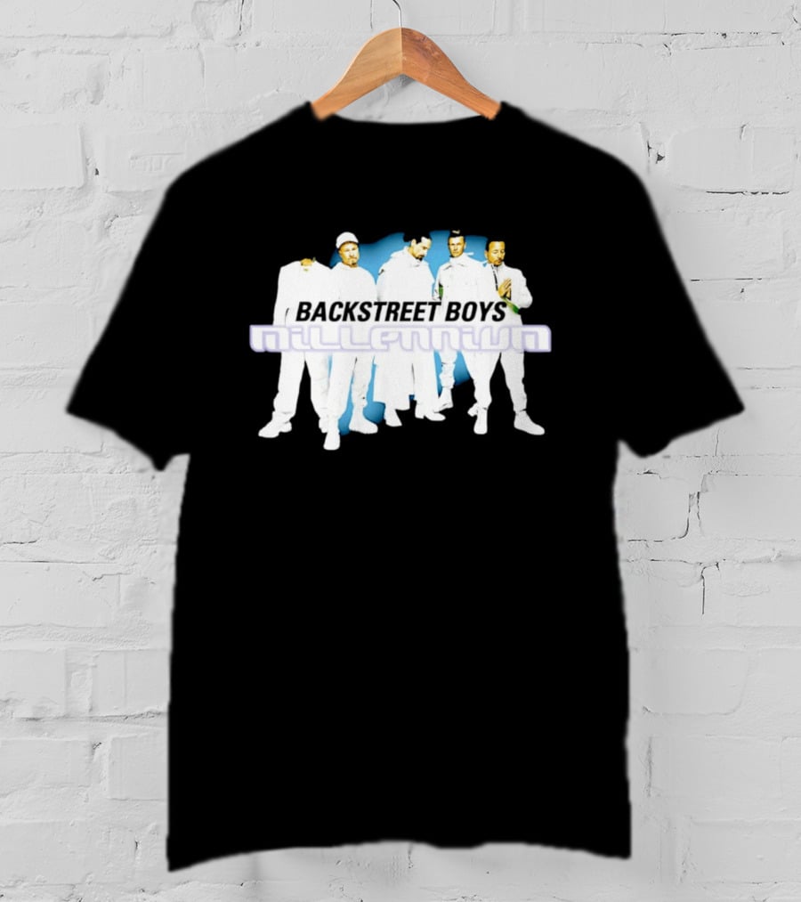 Backstreet Boys Millennium 90s Pop Boy Band Iconic Album Cover T-Shirt