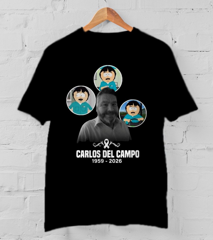 CARLOS DEL CAMPO 1959 2026 South Park Character Collection T-Shirt