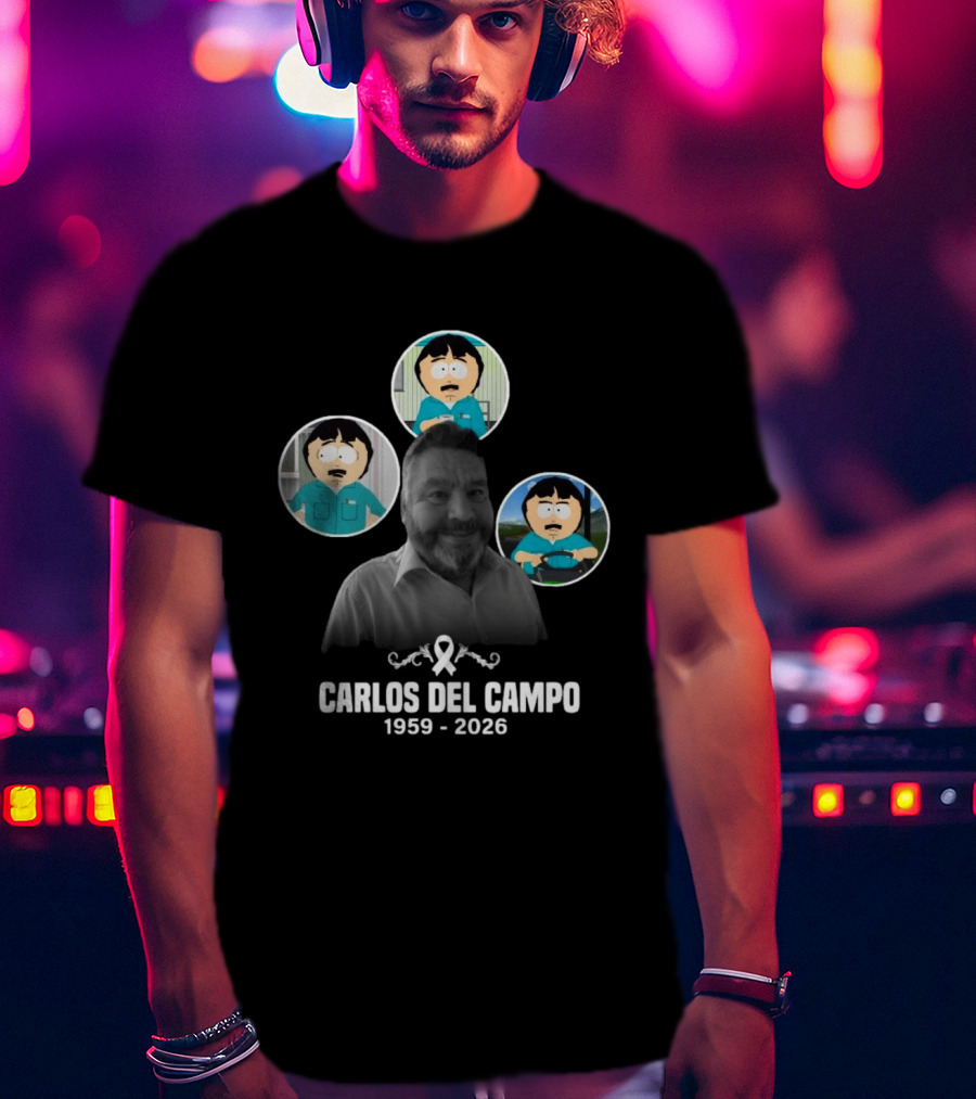 CARLOS DEL CAMPO 1959 2026 South Park Character Collection T-Shirt