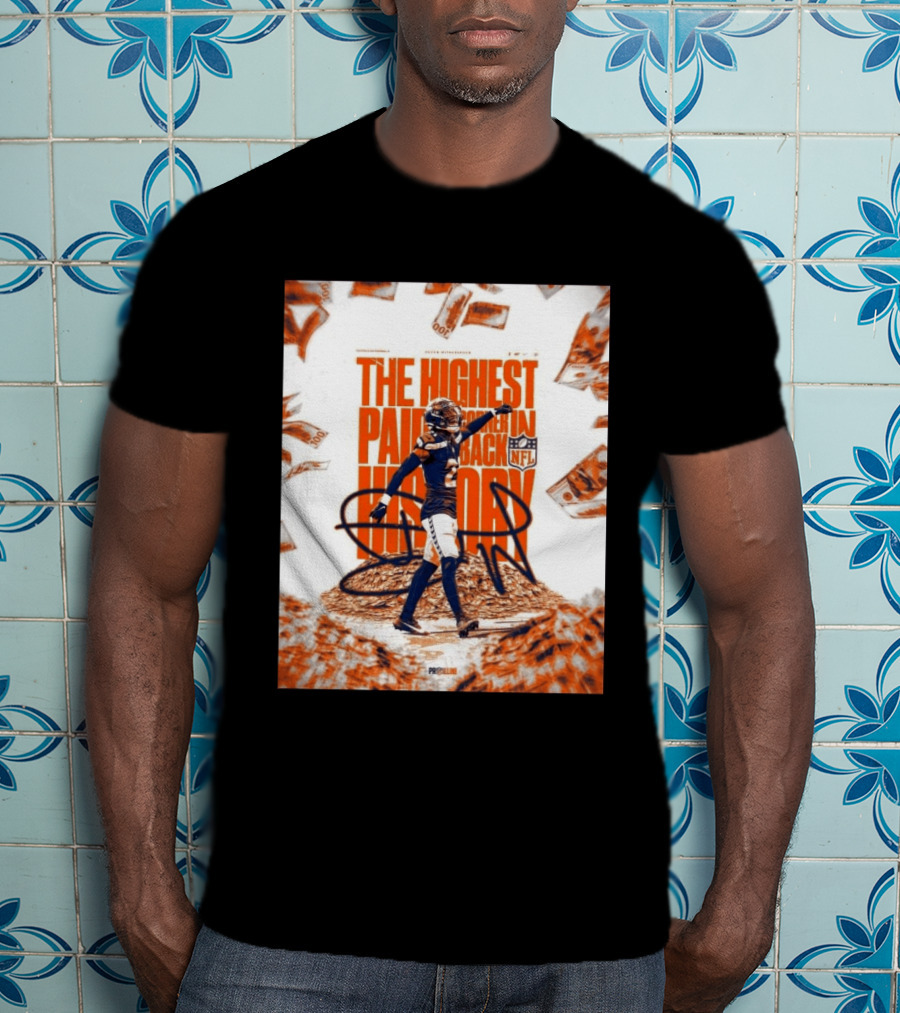 Devon Witherspoon NFL The Highest Paid Cornerback In History T-Shirt