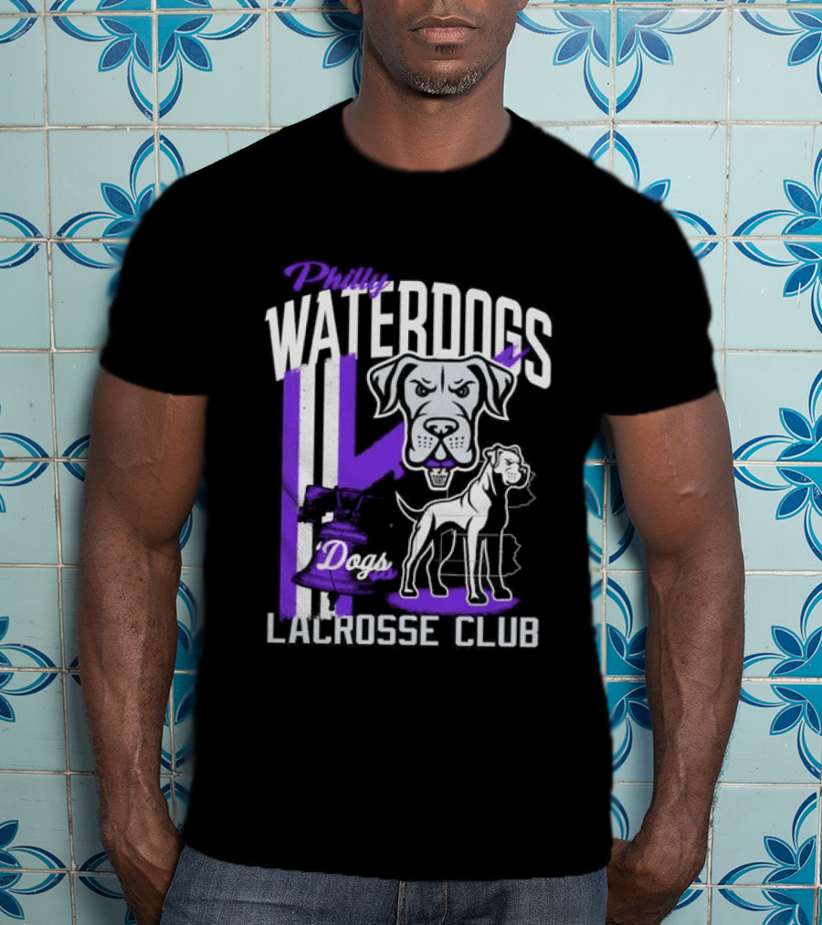 Philly Waterdogs Lacrosse Club Dogs Philadelphia T-Shirt