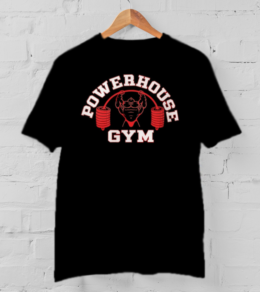 Powerhouse Gym Weightlifting Bodybuilding Lifting Weights Muscle Fitness T-Shirt