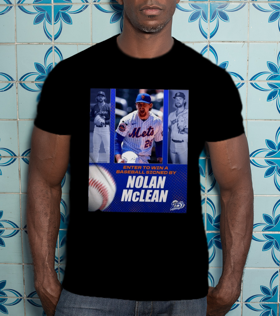 Enter To Win A Baseball Signed By Nolan McLean Mets 26 Celebrating 25 Years T-Shirt