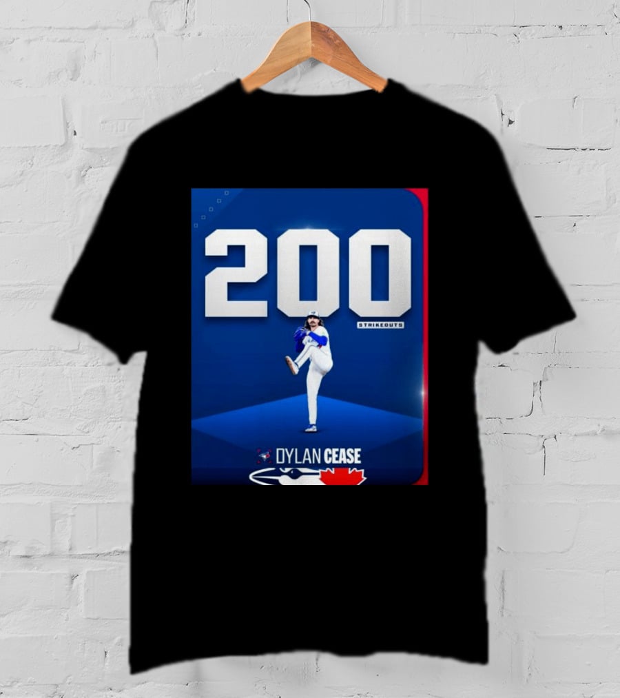 Dylan Cease 200 Strikeouts Baseball Pitcher T-Shirt