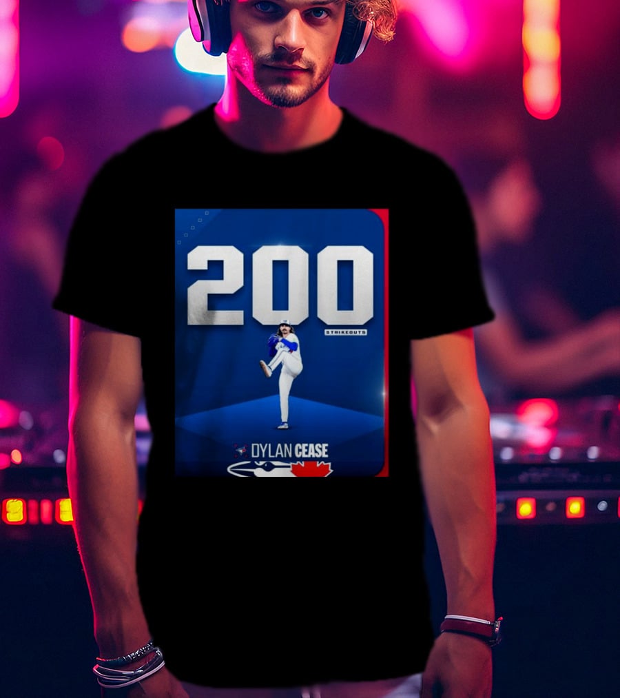 Dylan Cease 200 Strikeouts Baseball Pitcher T-Shirt