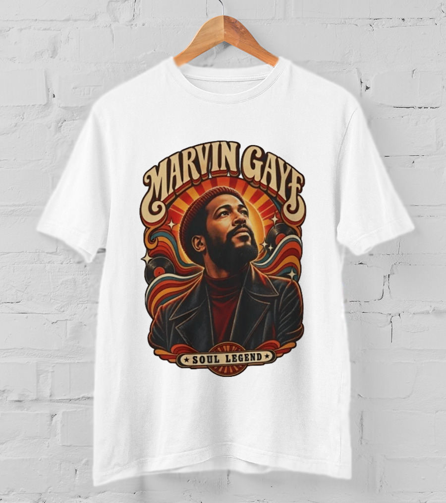 Marvin Gaye Soul Legend Motown T-Shirt