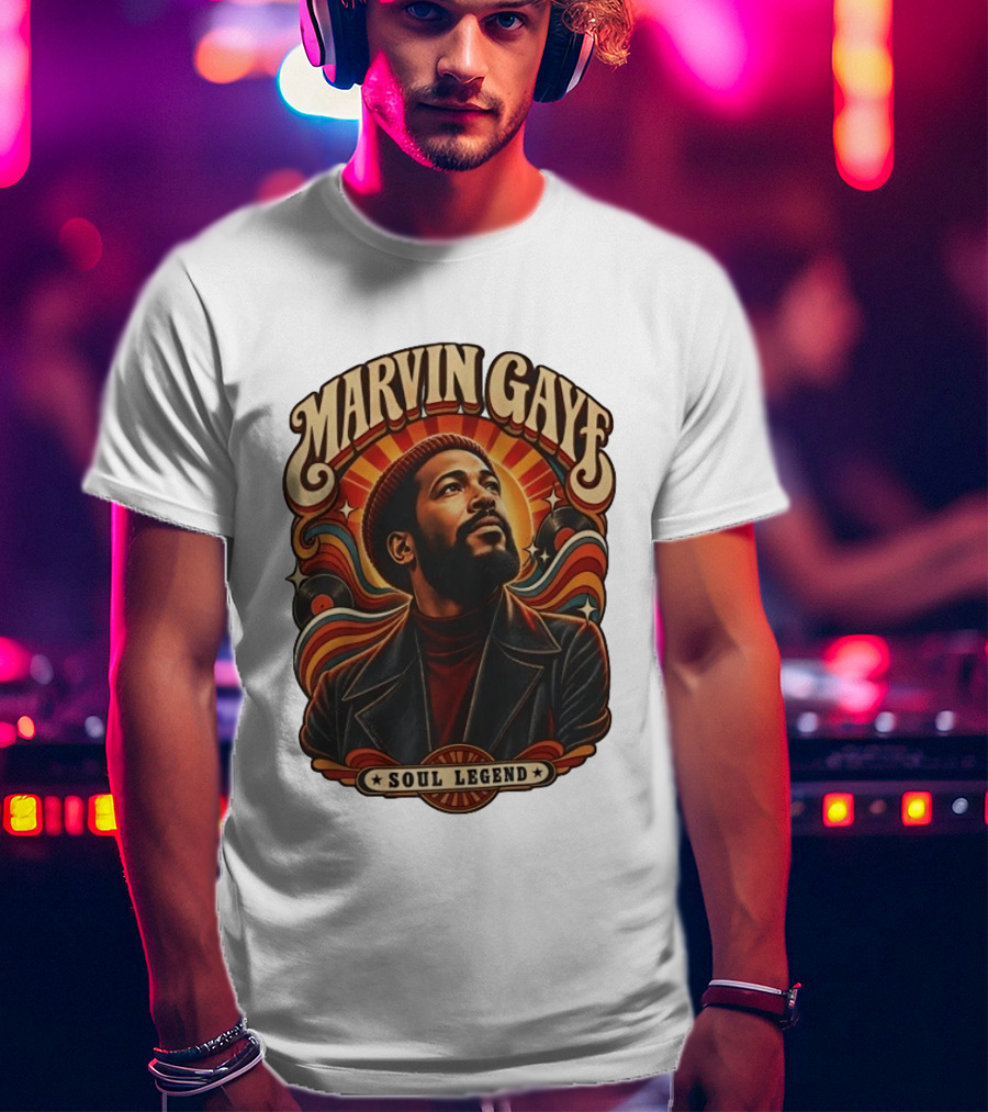 Marvin Gaye Soul Legend Motown T-Shirt