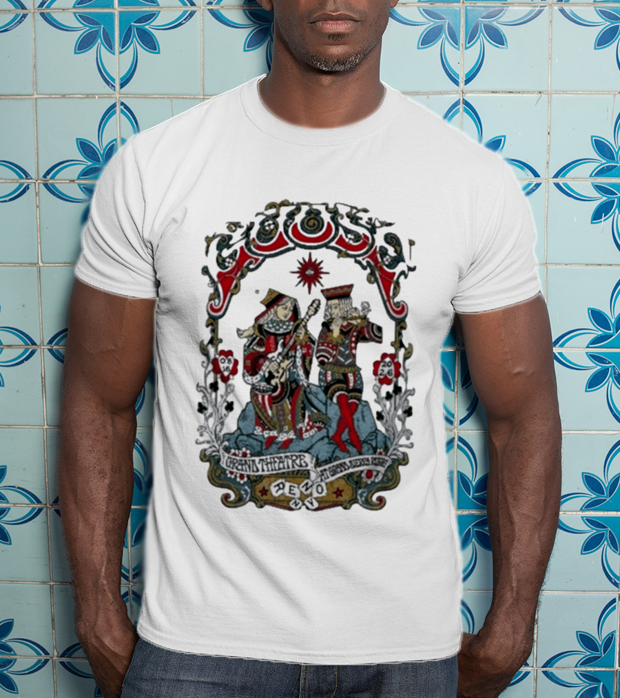 Goose Grand Theatre Reno August 16 2026 Playing Card Kings T-Shirt