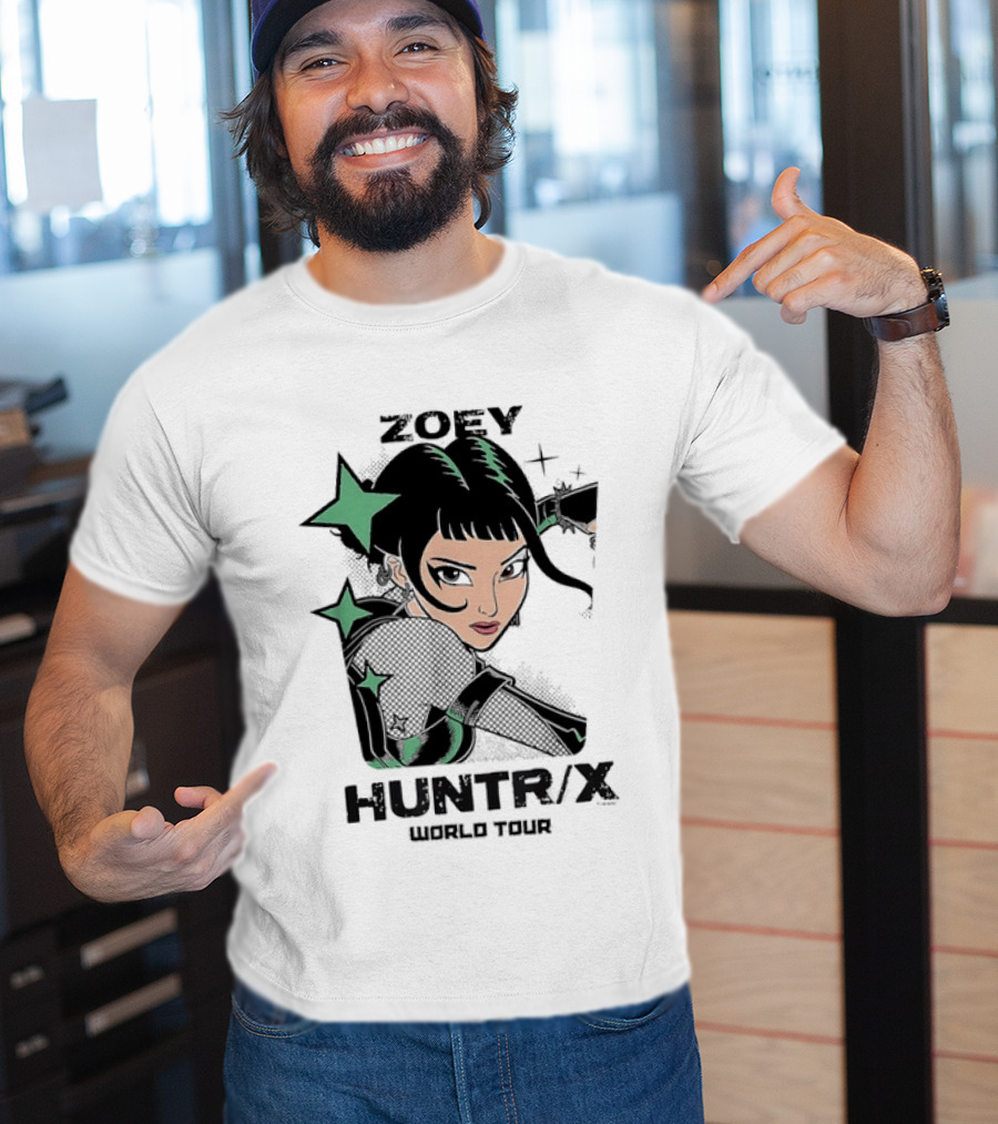 Zoey Huntr X World Tour Concert Music Artist Stars T-Shirt