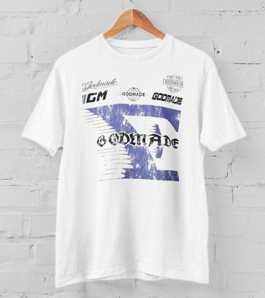 Godmade GM Worldwide Riches Premium Streetwear Distressed T-Shirt