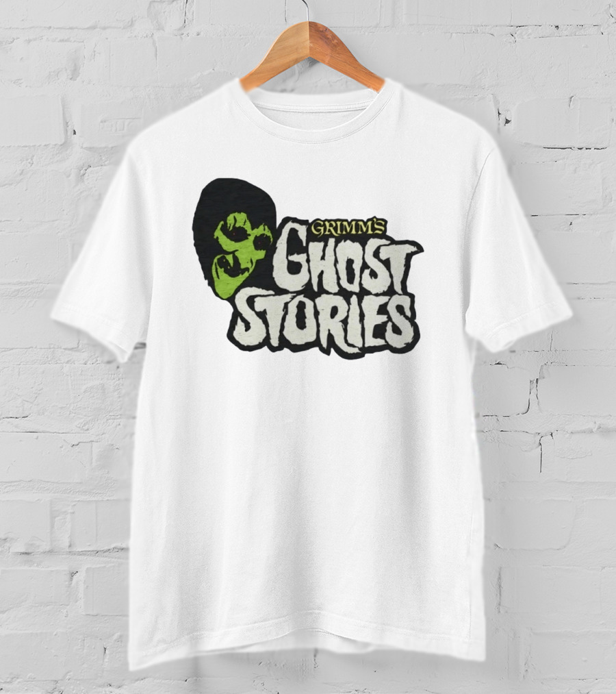 Grimm's Ghost Stories Spooky Horror Green Face T-Shirt