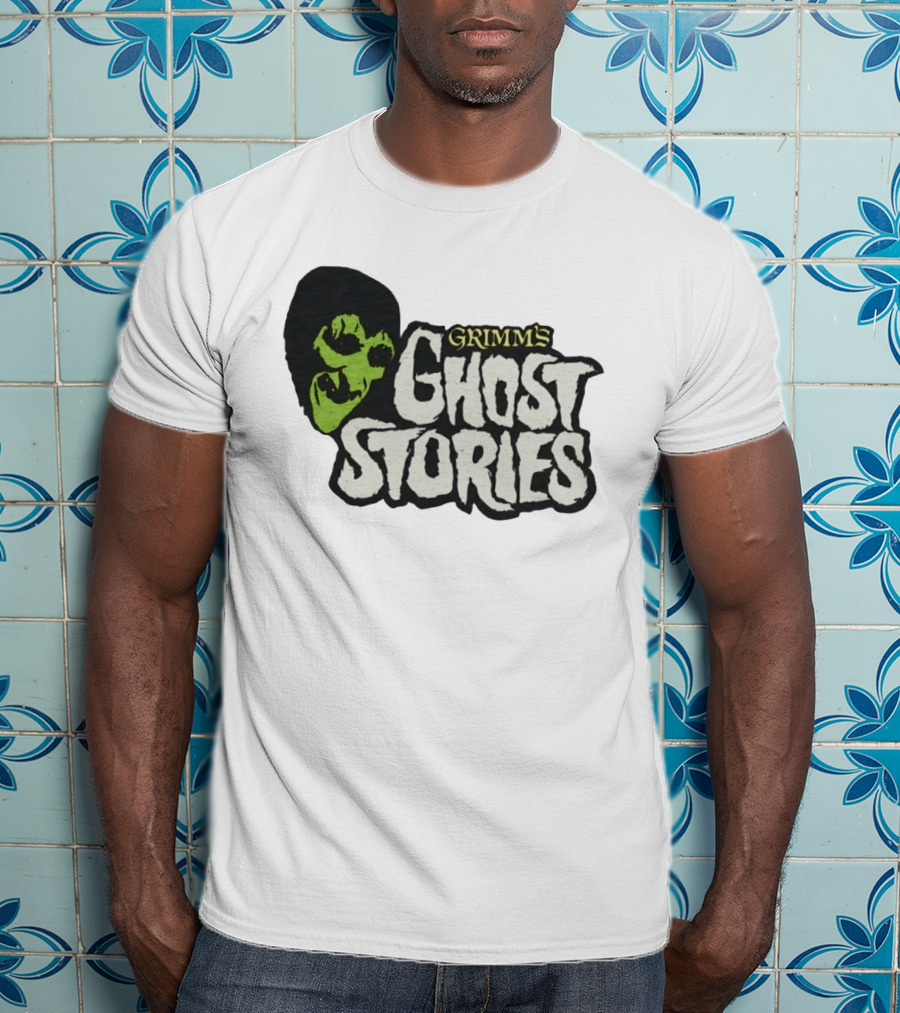Grimm's Ghost Stories Spooky Horror Green Face T-Shirt
