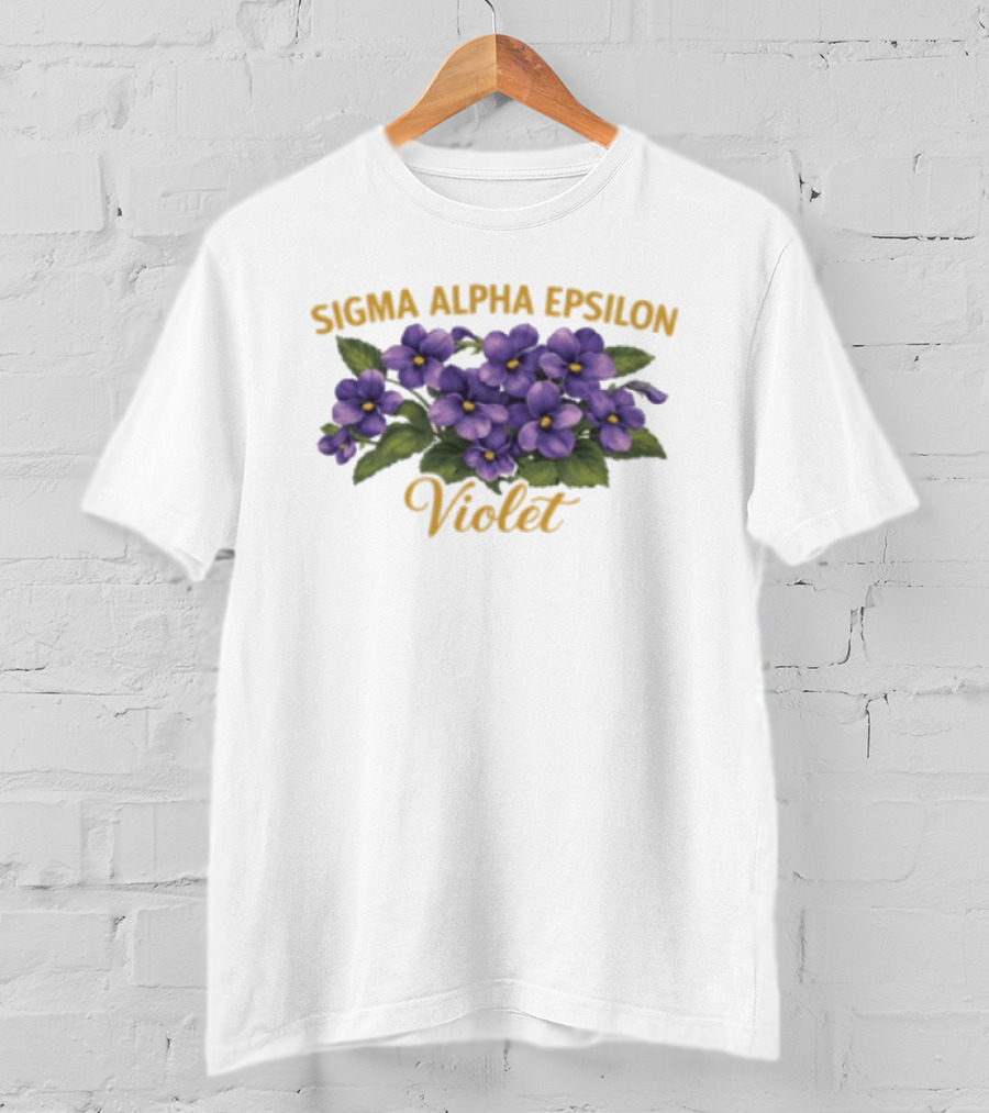 Sigma Alpha Epsilon Violet Sae Store Sae Sweetheart T-Shirt