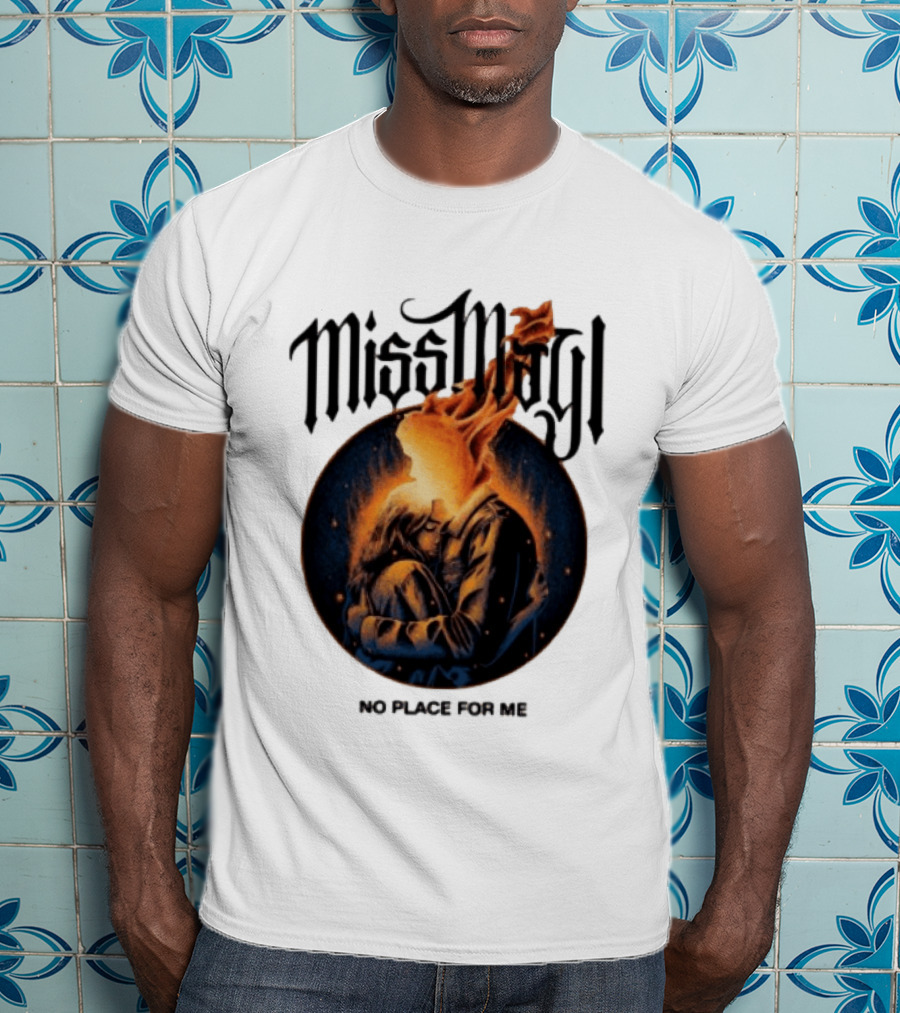 Miss May I No Place For Me Solid State Records Store White Black Ringer T-Shirt