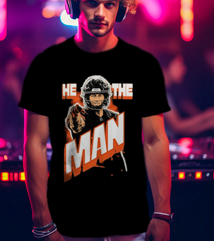 Caleb Williams He The Man Chicago Bears Fan T-Shirt