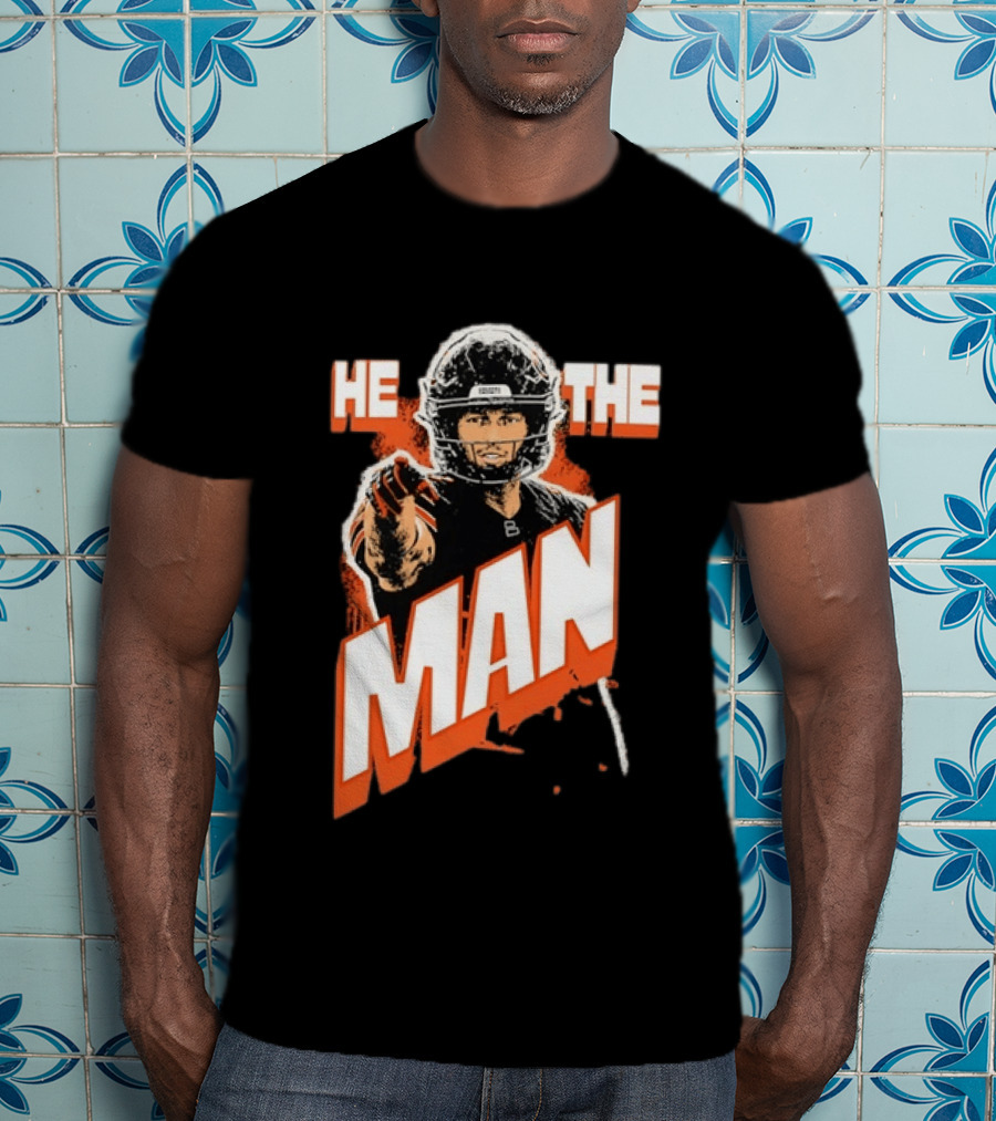 Caleb Williams He The Man Chicago Bears Fan T-Shirt