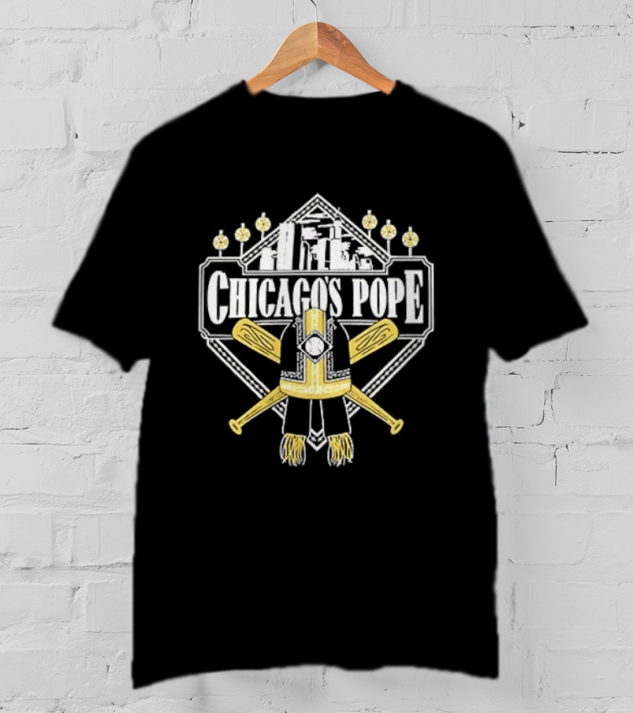 Chicago White Sox Chicago's Pope Baseball Crossed Bats T-Shirt