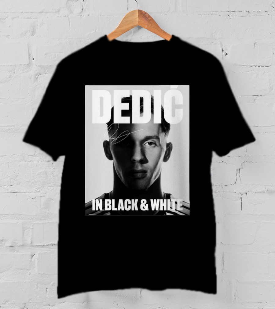 Dedić In Black & White Monochrome T-Shirt
