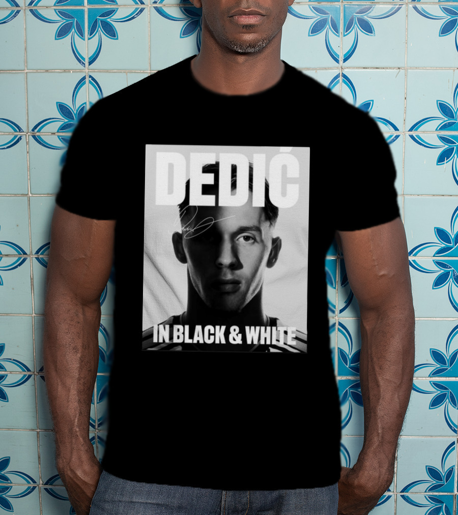 Dedić In Black & White Monochrome T-Shirt
