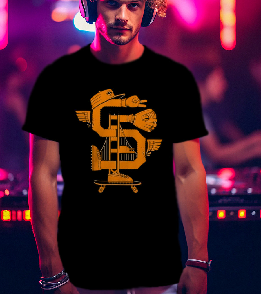 San Diego Padres MLB Baseball California Lettering T-Shirt