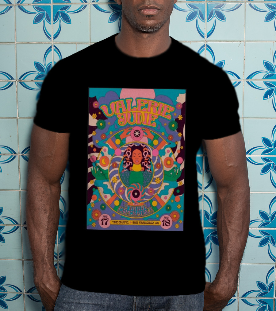 Valerie June With Samantha Diaz August 17 18 2026 The Chapel San Francisco CA T-Shirt