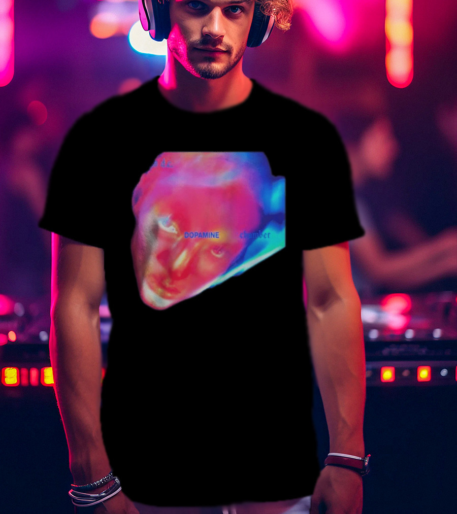 Fontaines D.C. Dopamine Chamber Album Cover Art Face T-Shirt