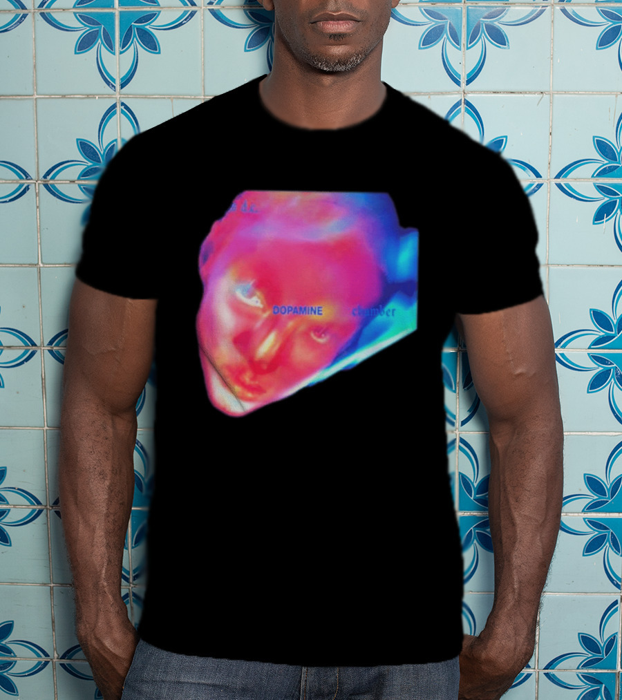 Fontaines D.C. Dopamine Chamber Album Cover Art Face T-Shirt