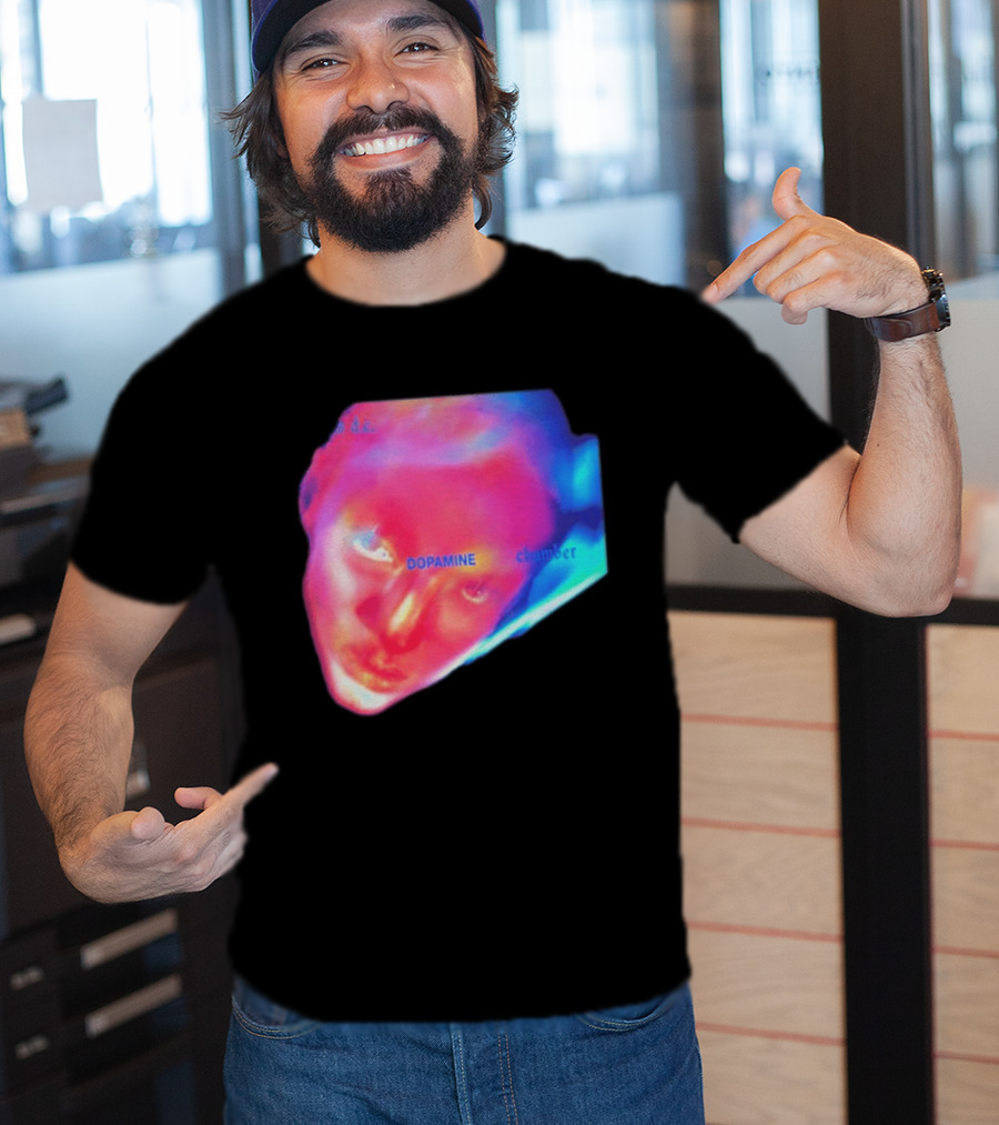 Fontaines D.C. Dopamine Chamber Album Cover Art Face T-Shirt