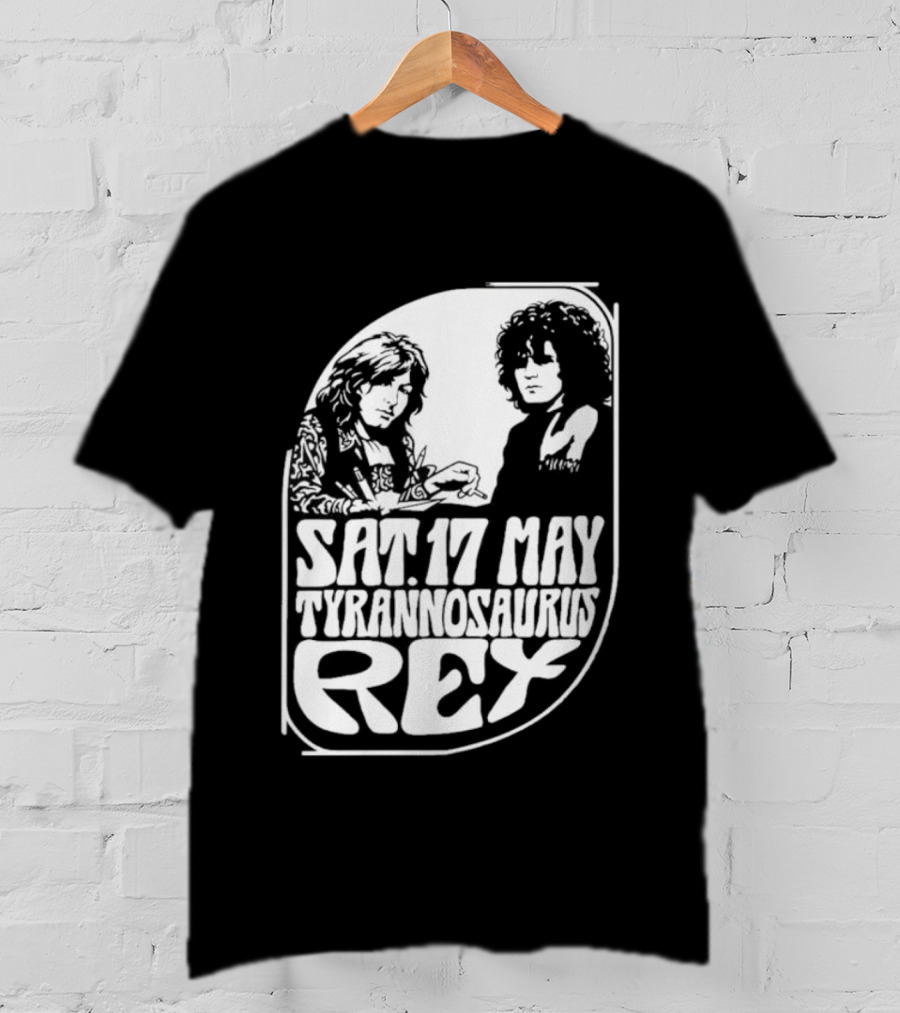 Sat 17 May Tyrannosaurus Rex Concert Original Trent Crimms Mothers Erdington T-Shirt