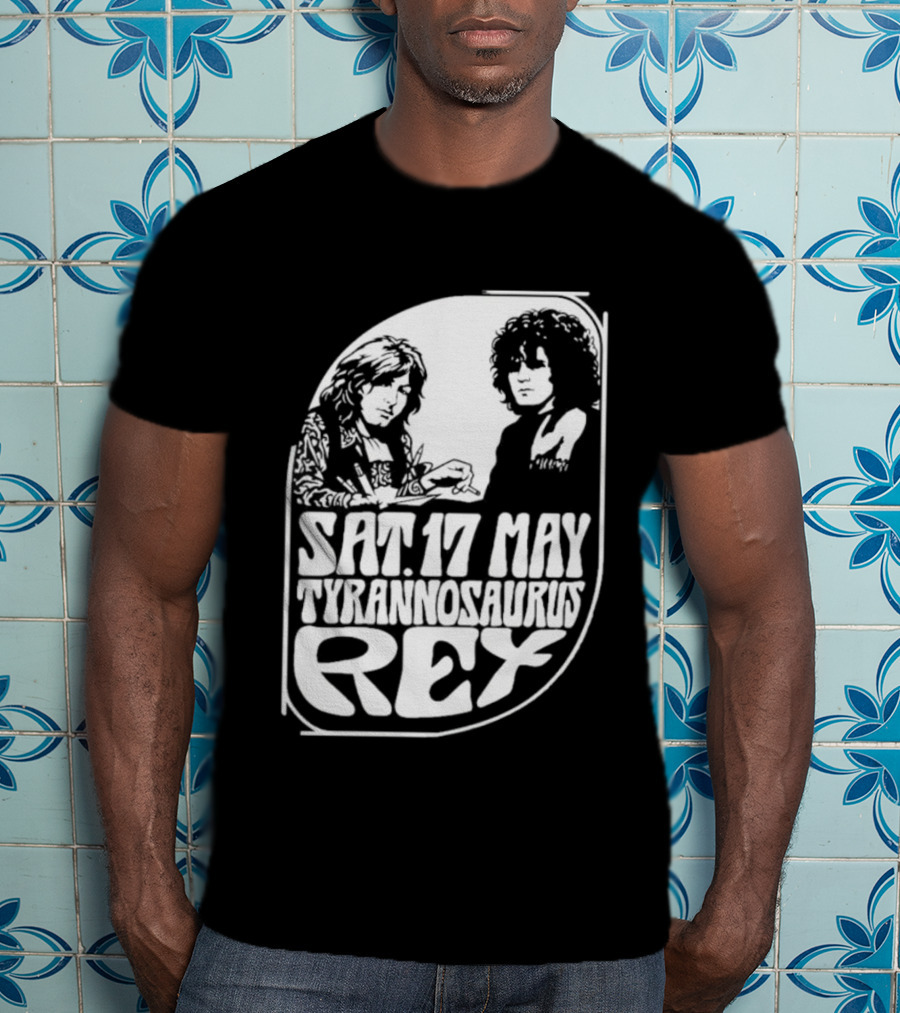 Sat 17 May Tyrannosaurus Rex Concert Original Trent Crimms Mothers Erdington T-Shirt