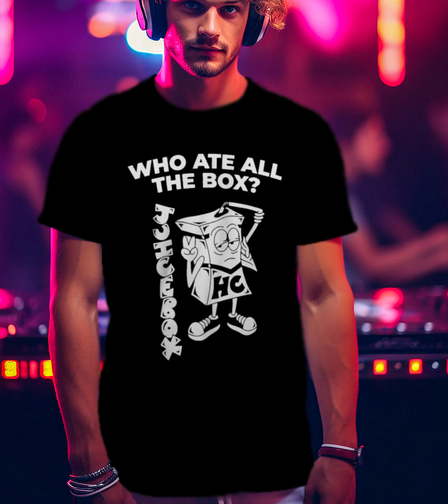Who Ate All The Box Hockey Character HC Blocky T-Shirt