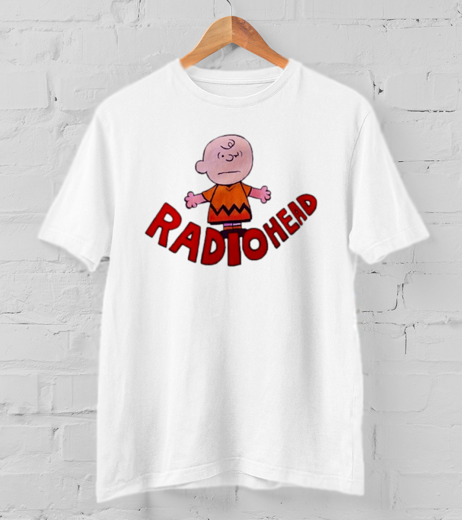 Charlie Brown Radiohead Peanuts Alternative Rock Mashup T-Shirt